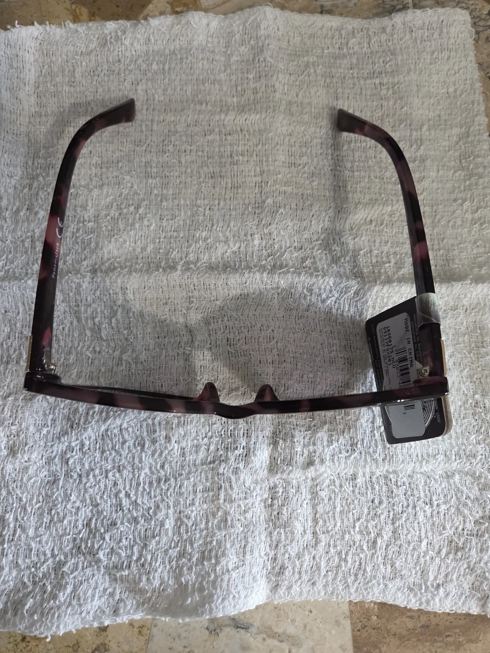 Panama Jack Purple Tortoise Cat-Eye Sunglasses 100% UVA/UVB protection